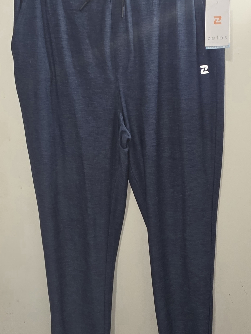 Zelos Mens Navy Active Jogger Bottoms